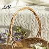 Large Decorative Fruit Holder Willow Storage Basket with Reinforced Handle Capacity Hand-Woven Eco-Friendly Wicker Bin Rustic Organizer Reusable