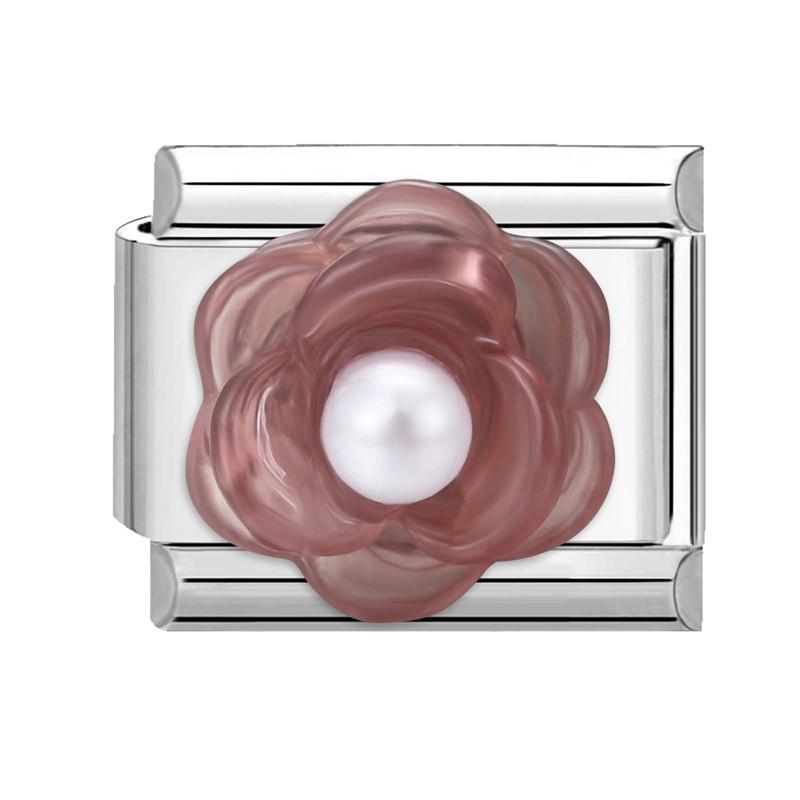 Fashion Heart Bow Knot Butterfly Star Rose Flowers Italian Charm Links Fit 9mm Stainless Steel Bracelet Women DIY Making Gift