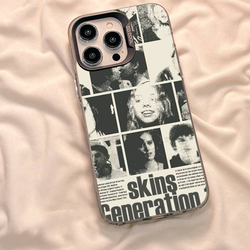Skins Movie TV Phone Case Color Silver Shell For IPhone 17 16 15 14 13 12 11 Pro Max Plus