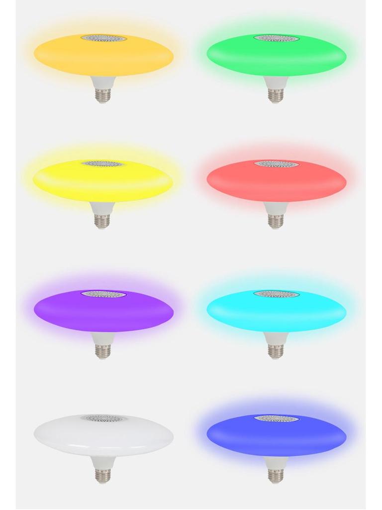 High-Power LED UFO Bluetooth Colorful Music Light Bulb
