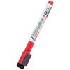 Shinwa Sokutei Magnetic Whiteboard Marker Red Fine Round Tip 1.5mm with Eraser Cap 78608