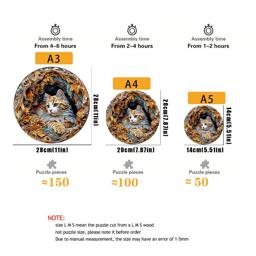 3D Mushroom Village Wooden Jigsaw Puzzle Montessori Games Puzzles Animal Toy Ideal for Adults Children Exquisite Pattern Birthday Present