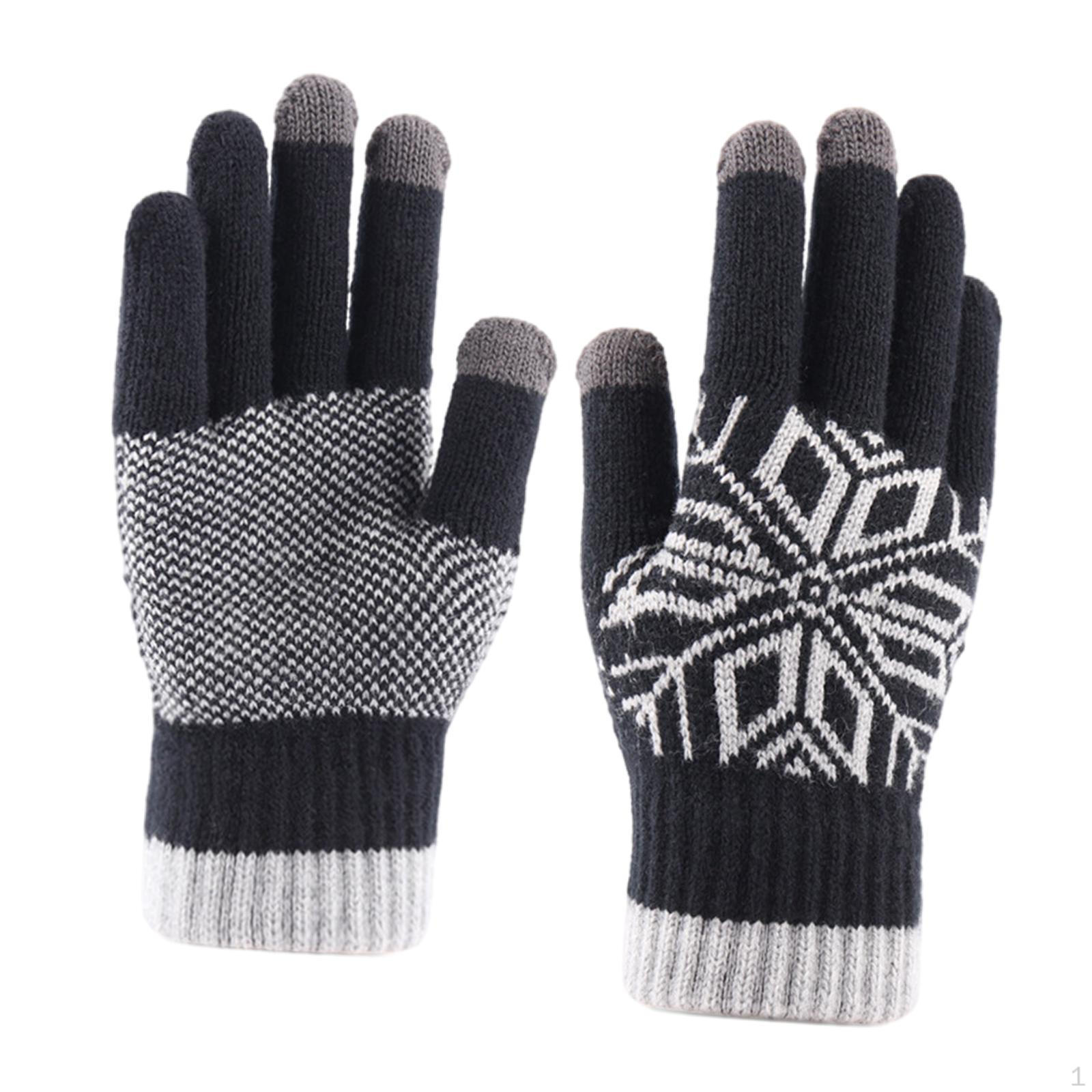 

Gloves Touch Screen Texting for Skiing чорний