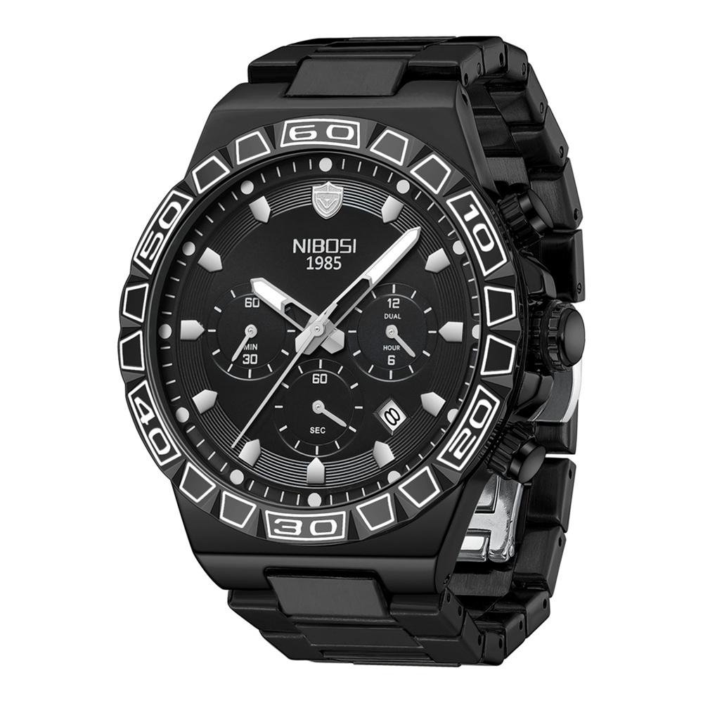 Business Men Watches Luxury Quartz Watches for Men Stainless Steel Waterproof Wristwatches Reloj Hombre