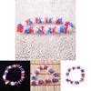 Vibrant Red White Blue England Flag Floral Wreath For Patriotic Celebrations