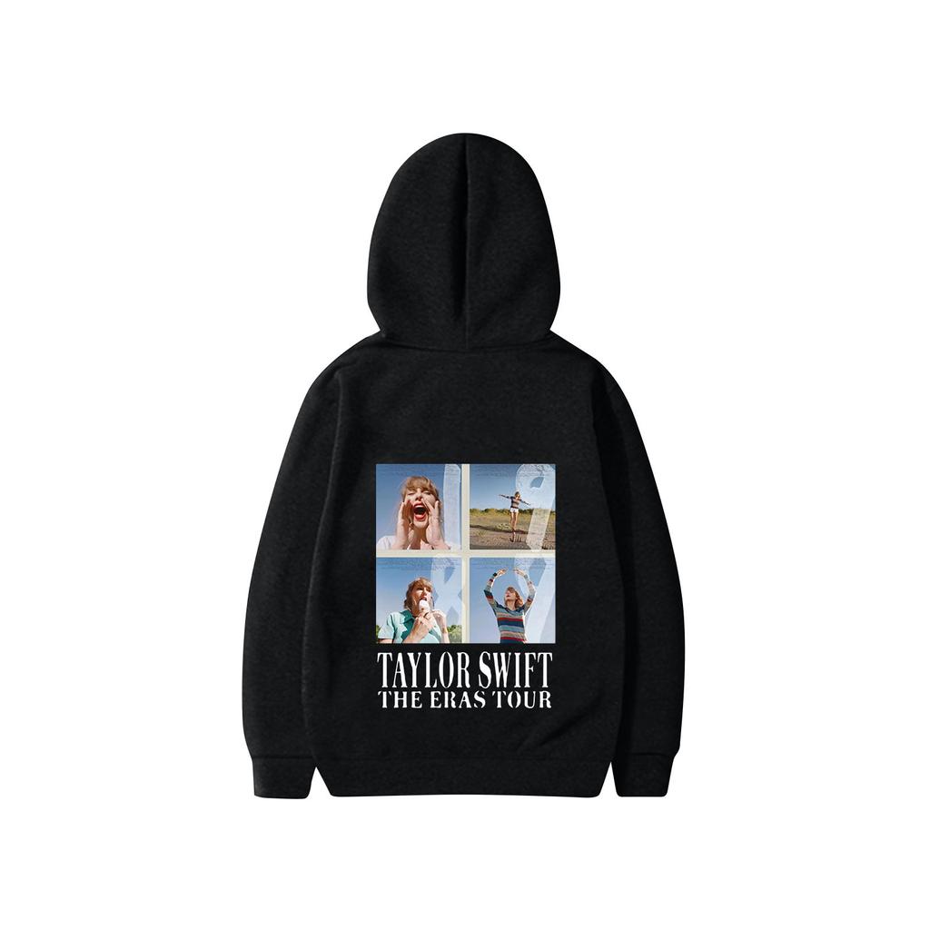 Fashion Casual Long Sleeved  Letter Printing Loose Plush Pullover With Rope Hoodie