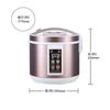 [Tokyo Deco] Black Garlic Fermenter, Max Fermentation Capacity 2kg, 3-Sided Heating, White/Pink [Easy Homemade Black Garlic Fermentation!] Healthy Hom