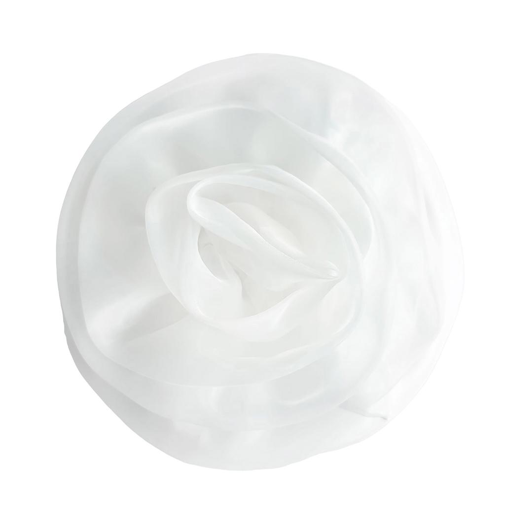 Oversized 3D Flower Brooch Handmade Flower Accessory for Clothing and Home Decors with Realistic Polyester Texture