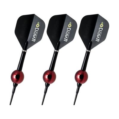 Brass Red 2BA Dart Barrel Set D.craft Darts, Ball,