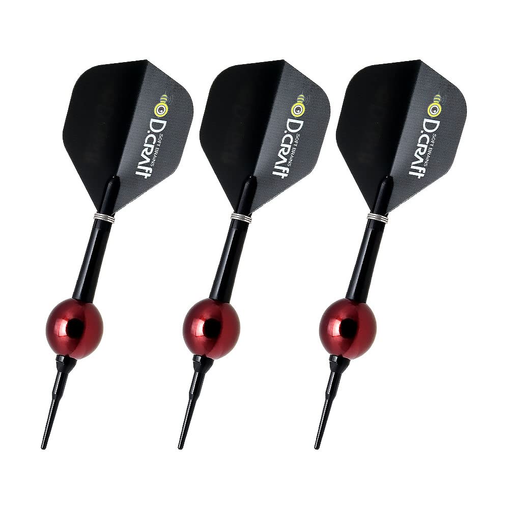 

Латунный красный набор баррелей для дартса 2BA D.craft Darts, Шарик,