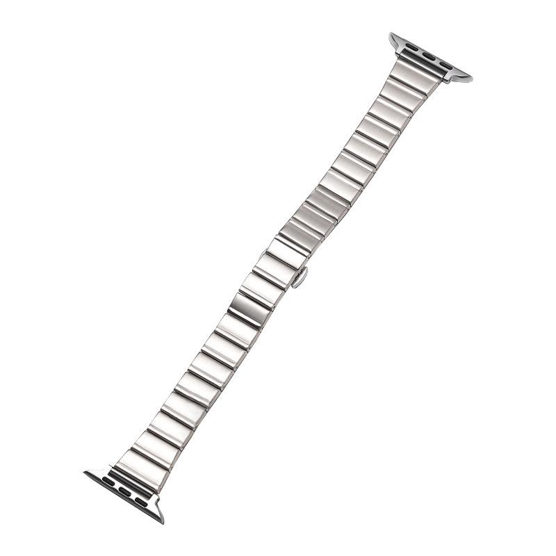 רצועת Apple iWatch מפרקי במבוק אבזם פרפר לסדרות 10/11