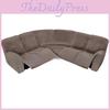 Velvet Lshape Seven Piece Sofa Cover Set With Stretch Fabric For Corner Lounge Protection