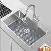 big size Sink Protectors for Kitchen Sink with Drain,Kitchen Sink Grid,Heat-Resistant mat,Silicone Sink Mat for Bottom of sink