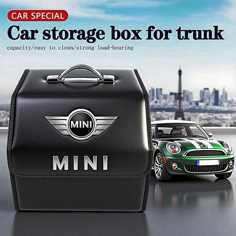 Auto-Emblem-Aufbewahrungsbox Faltbare Auto-Kofferraum-Organizer-Tasche Für MINI WORKS One Cooper JCW R60 R59 R58 R57 R56 R55 R53 R52 F55 F56.