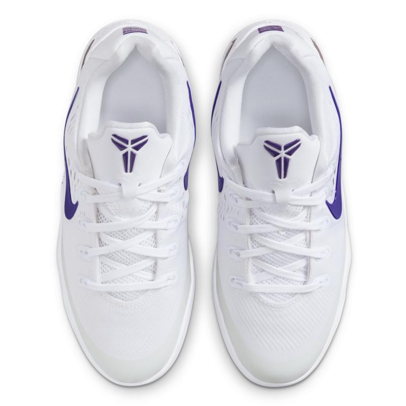 Nike Kobe 9 EM TB GS Lakers Home Kids Sneakers White Court-Purple FV3607-101