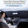 Thicken Heat Insulation Car Sunshade Foldable Car Windshield Sunshade  Car Interior Protection