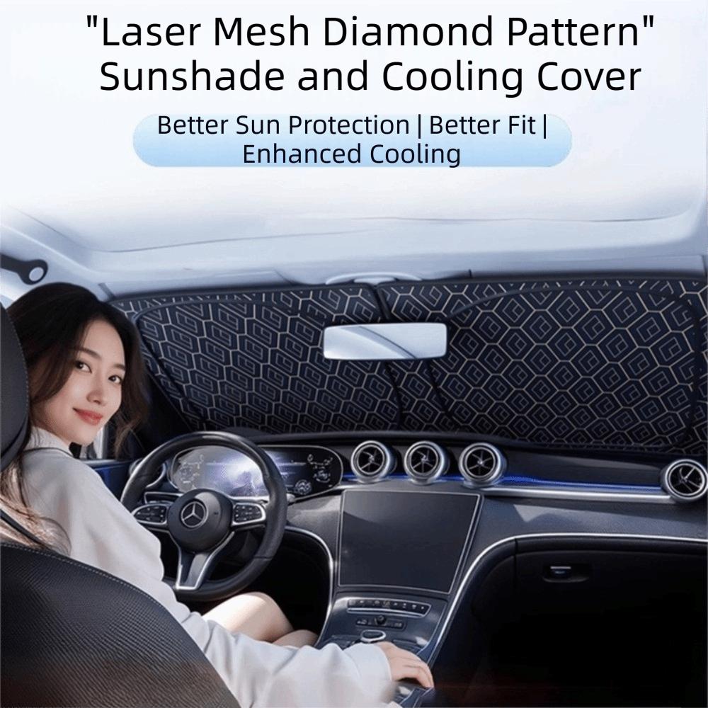 Thicken Heat Insulation Car Sunshade Foldable Car Windshield Sunshade  Car Interior Protection