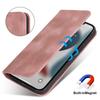 Stand Case for iPhone 13 Pro Max/12 Pro Max Magnetic Closure Skin Touch Leather Flip Phone Cover with Wallet