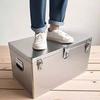 Stainless Steel Toolbox Rectangular Outdoor Box Hardware Durable Large Capacity Storage Toolkit Multi-purpose Tools Organizer