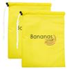 1/2 pz Sacchetto Tascabile a Grappolo di Banane Riutilizzabile Sacchetto per la Conservazione del Cibo Sacchetto per la Conservazione di Frutta e Verdura Isolato e Antiurto Sacchetto da Shopping