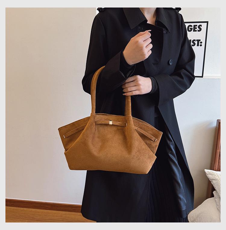 2025 Dámská retro matná taška: High-End, Jednoduchá, Jednoramenná Kabelka