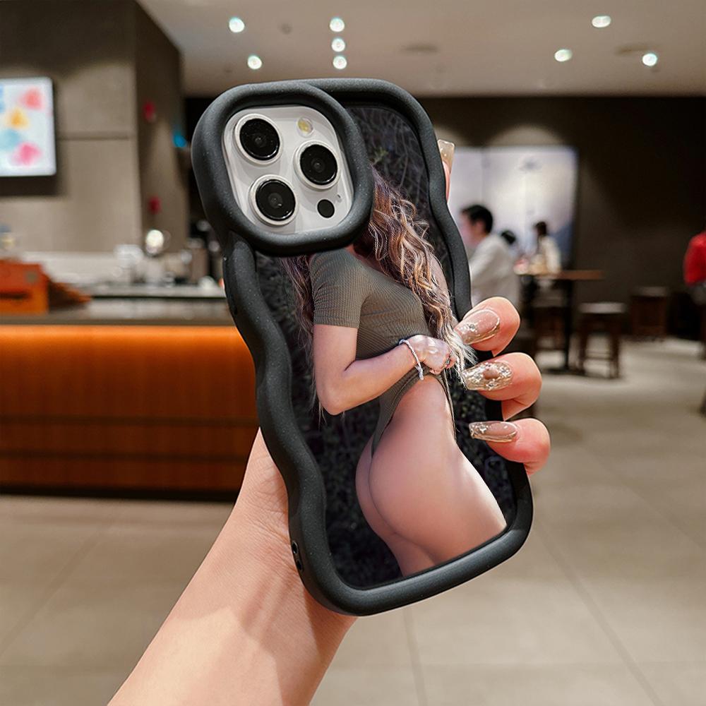 Macaron Big Wave Soft Phone Case for iPhone 11 12 13 14 15 Pro Max Samsung A13 A23 A14 A24 A53 A54 A55 Xiaomi Redmi Note 13 12C Cover A50 Sommer Ray