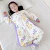 Cotton Warm Sleeping Bag Toddlers With Zipper Anti-Kick Design Cartoon Print A-Grade Safety