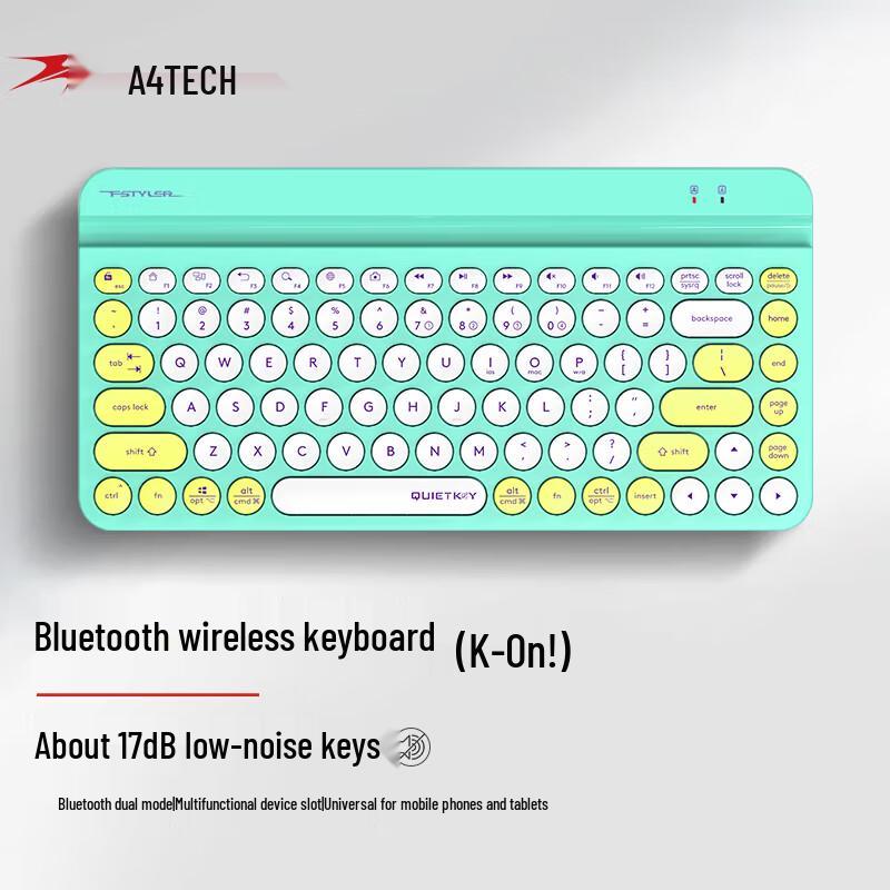 A4Tech FBK30 Wireless Bluetooth Silent 86-Key Mini Keyboard
