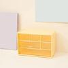 Desktop Storage Box Plastic Space Saving Large Capacity Desktop Drawer   for Dressing Table   School