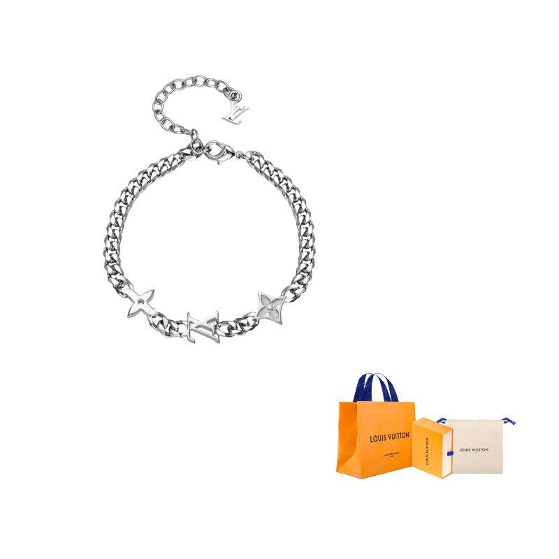 Louis Vuitton MNG Metal Bracelets Unisex Color M1407
