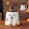 Tazza da Caffè in Ceramica Fantasma Fantasma Magico - Coppia di Tazze Sprite di Halloween Eccentriche