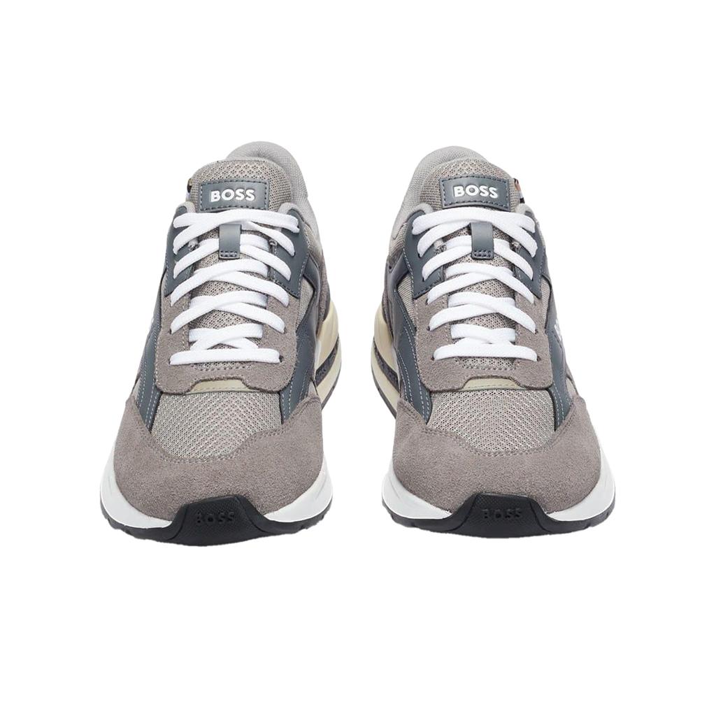 Boss Mens Kurt Leather Running Trainers