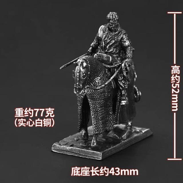 

Spanish Cavalry Metal Figurine Painted Military Soldier Toy Tabletop Wargame Chess Piece Home Decor Gift for Men War Enthusiast
