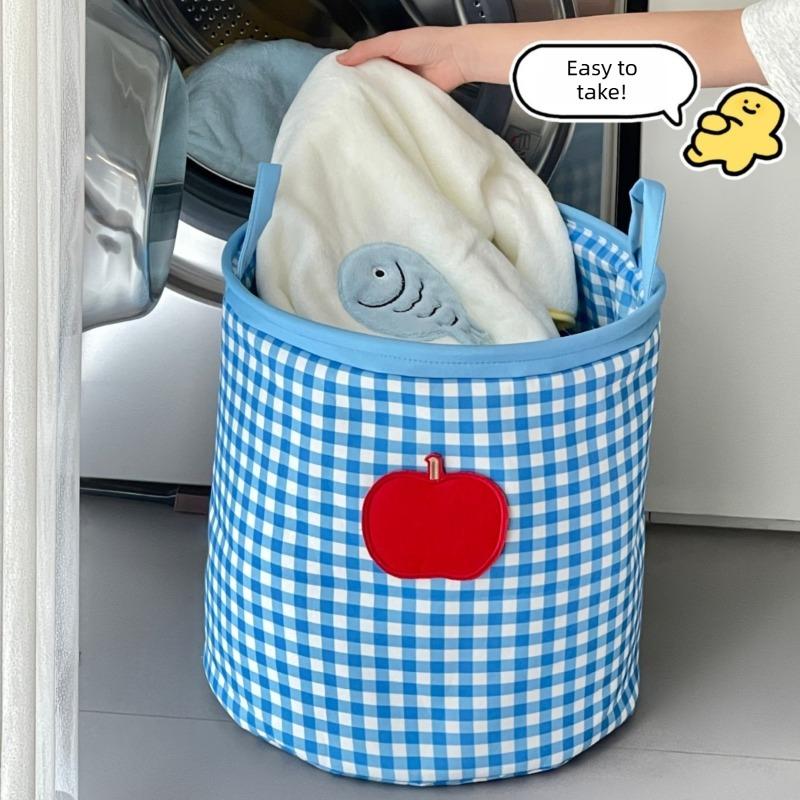 1/2pcs/set Collapsible Clothes Hamper Large Size Household Bathroom Dirty Clothing Storage Basket