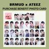 ATEEZ BRMUD PURCHASE BENEFIT Photo Card OFFICIAL