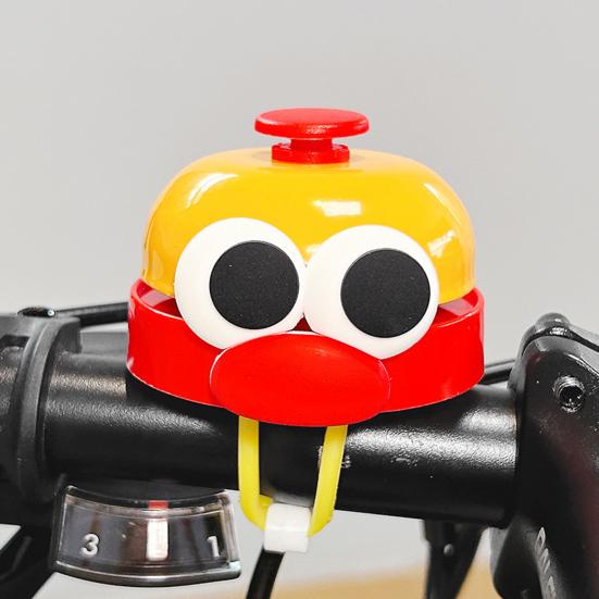 Cartoon Sausage Lip Bicycle Bell Crisp Loud Sound Lightweight Universal Children Bicycle Scooter Handlebar Alarm Bell Bike Accessories