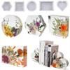 Tool Handcraft Gift DIY Resin Epoxy Mould Geometry Specimen Heart Round Rectangle Silicone Mold