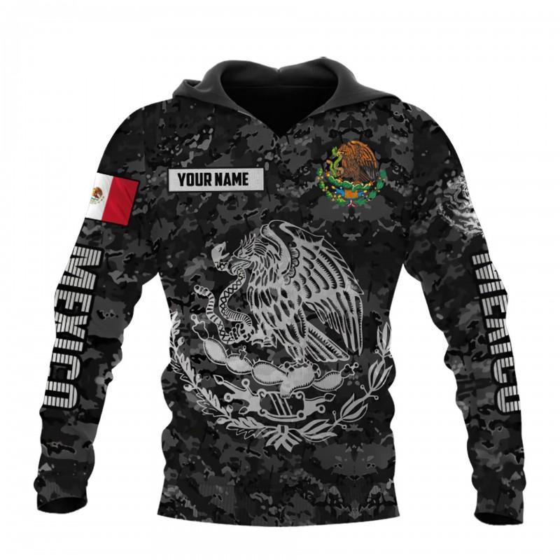 Mens Hooded Sweatshirt With 3D Digital Print Loose Fit Long Sleeve Pullover Fall Casual Wear