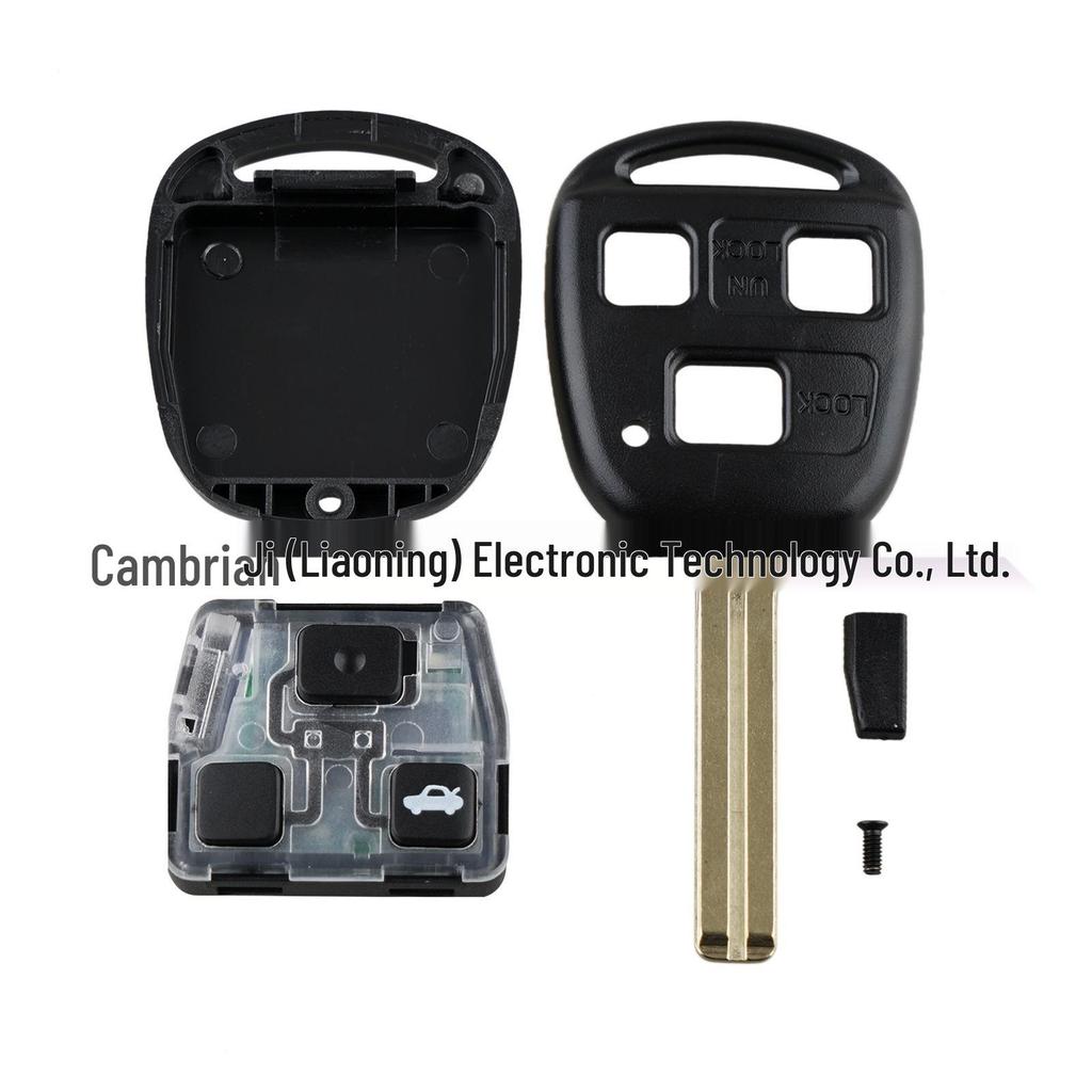 Compatible Remote Control for 3-Button Toyota Lexus ES330/LS430 Key (Model: HYQ12BBK)