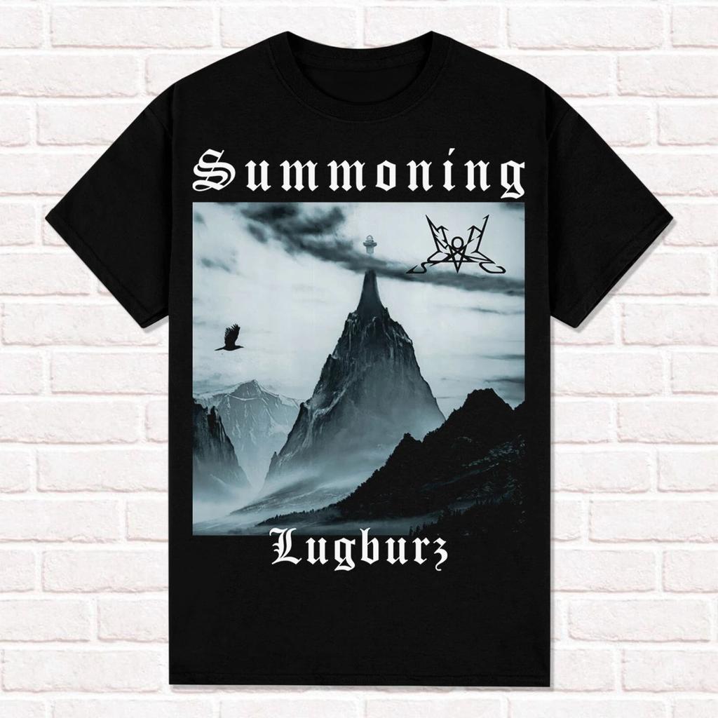 Tričko s motivem Lugburz 1995 Atmosférický Black Metal Doom Metal Trička Vrchní díly Dámské Bavlna Krátký rukáv High Street