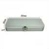 Tinplate Material Watercolor Box Sealed Storage Rectangular Shape Metal Box Silvery Gray Durable Construction Organizer Box