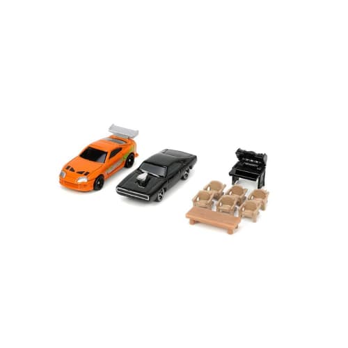 Jada TOYS "THE FAST AND THE FURIOUS" FAST & FURIOUS NANO SCALE - TORETTO HOUSE DISPLAY DIORAMA
