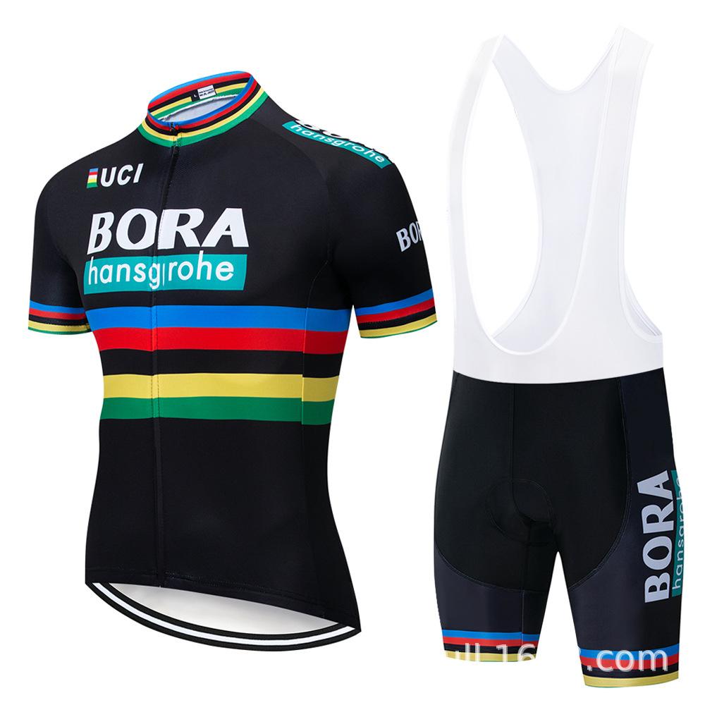 Neuer BORA Kurzarm-Radanzug Sommer Rennrad Oberteil Herren Overalls