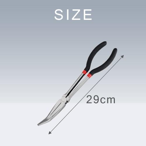 TKY Long Nose Pliers, Tapered, for Crafts, Maintenance, Work, Assembly, Wiring (45)
