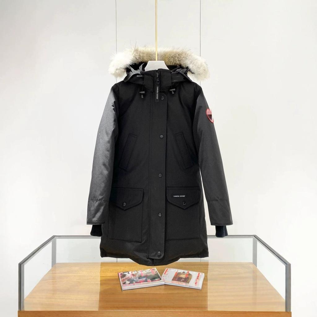 Big Goose Macmillan Winter Hooded Fur Collar Medium and Long Down Jacket Women's Parker Coat Warm Jacket