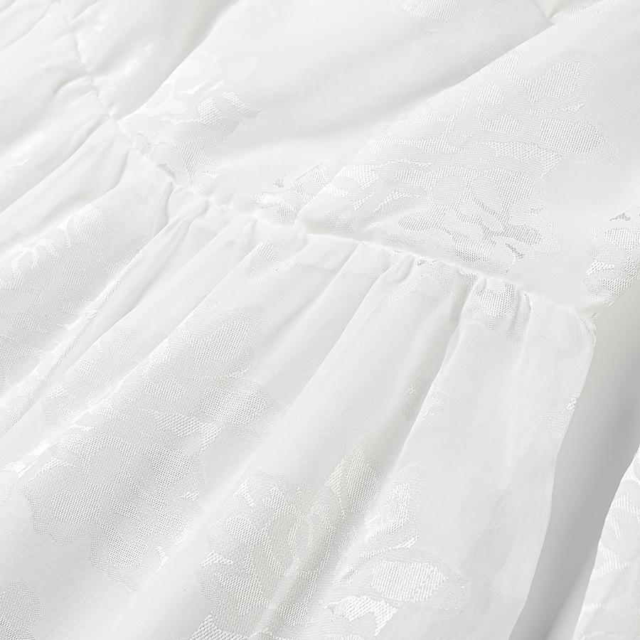 2025 Spring Women's Fashion Long Sleeve Embroidered Dress