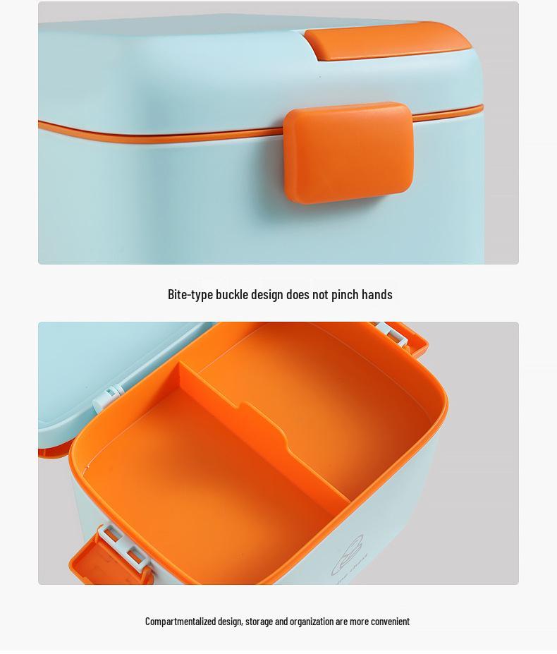 Large Capacity Multi-Layer Family Medicine Box for Emergency Storage