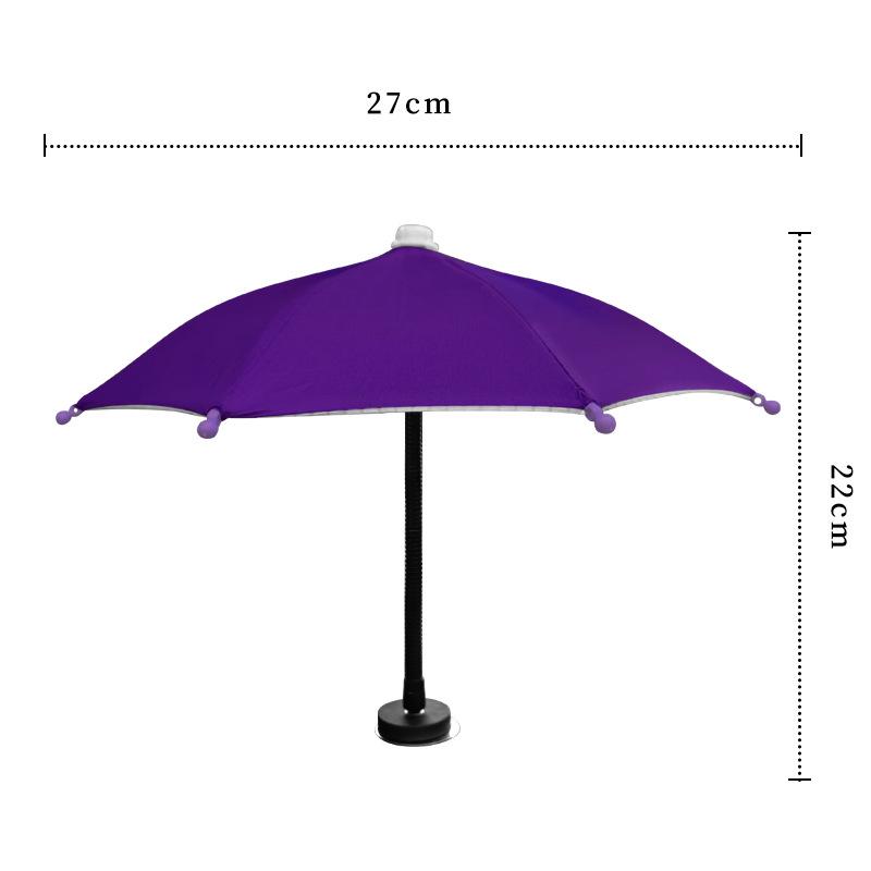1 Set 360° Rotation Mini Umbrella Anti-glare Sun Shade Cover Magnetic Phone Umbrella For 15/14/13/12 Pro/Pro Max For Phone