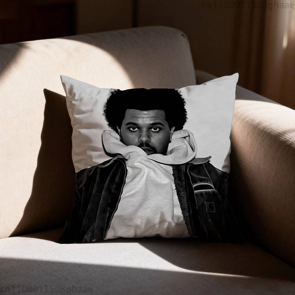 The Weeknd XO  Pillow Case Antidustmite Pillowcase Invisible zipper silky short plush Sofa cushion cover