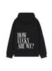 2025 Casual Loose Fit Letter Print Hoodie
